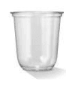 7.5,10,12 & 16oz Clear U-Cups “Great For Muesli, Yogurt and Mousse
