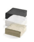 2Ply Cocktail Napkins White, Black & Kraft